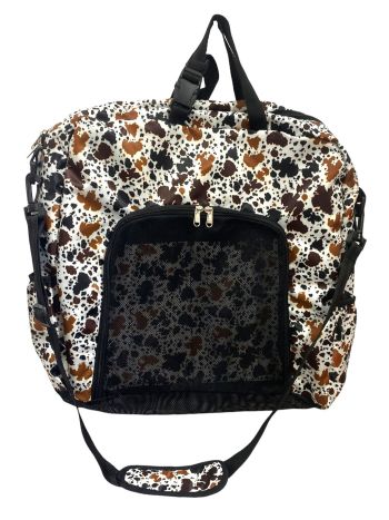 Showman Cow Print Sport Boot Carry-All Bag